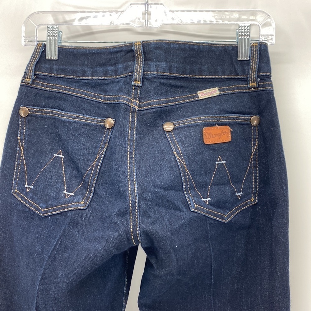 Wrangler Premium Patch Brown Leather Patch Bootcu… - image 5